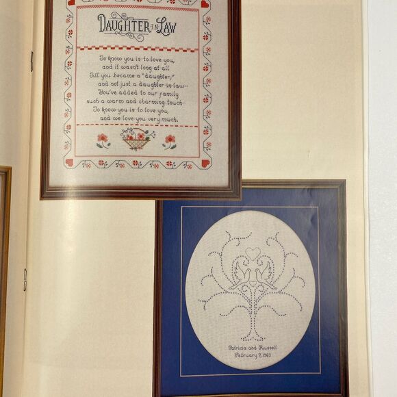 It's the Thought That Counts VTG 1983 Cross Stitch Pattern Book Family Gift - Picture 16 of 16